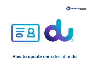 Read more about the article How to update emirates id in du