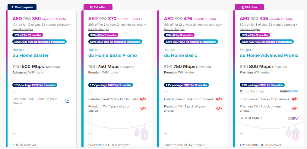 How to cancel du home plan