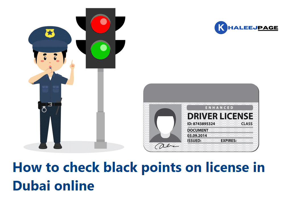 You are currently viewing How to check black points on license in Dubai online