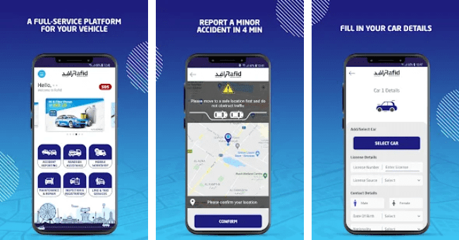 Rafid accident report app